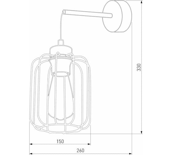 Настенный светильник TK Lighting 4742 / Galaxy New черный a062965