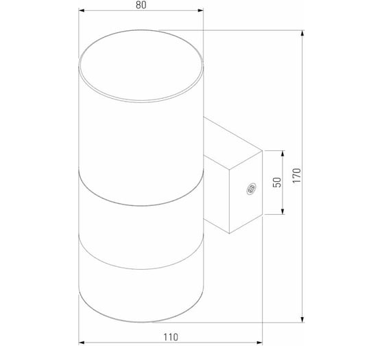 Настенный светильник Eurosvet 40021/1 LED белый/матовый белый a062087