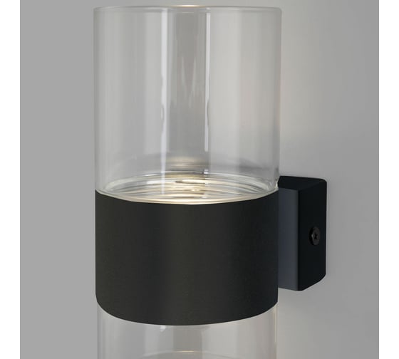 Настенный светильник Eurosvet 40021/1 LED черный/прозрачный черный a062086