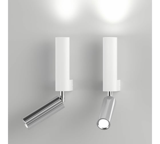 Настенный светильник Eurosvet 40020/1 LED / белый/хром a061313