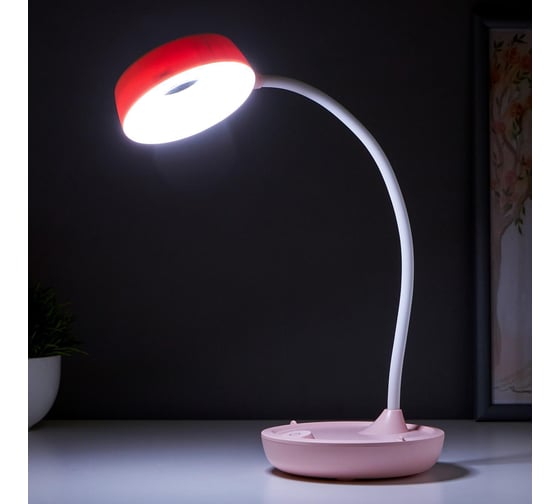 Настольная лампа Beroma светодиодный LED, подставка для телефона, лупа 07823901