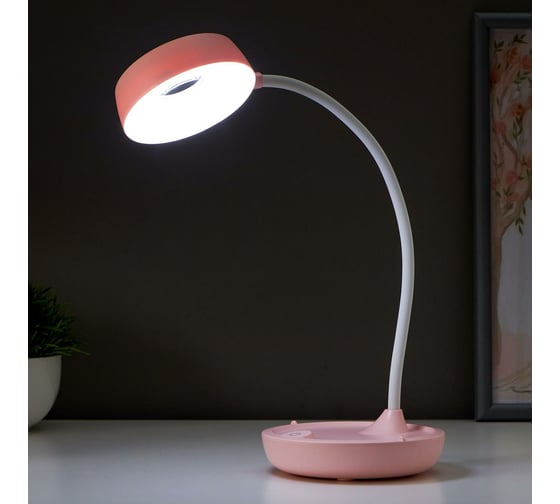 Настольная лампа Beroma светодиодный LED, подставка для телефона, лупа 07823901