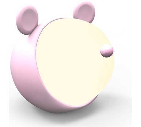 Настольный светильник ночник Gauss qplus модель gtl702 5w 200lm 2700-6000k 5v li-ion 1200ma розовый NN7024