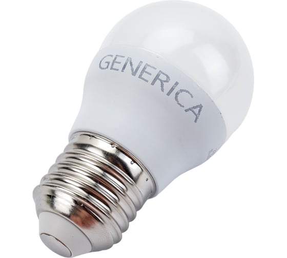 Светодиодная лампа GENERICA G45 шар 12Вт 230В 4000К E27 LL-G45-12-230-40-E27-G