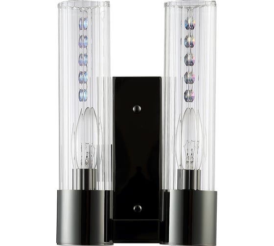 Бра Crystal lux OTONO AP2 BLACK CHROMIUM/TRANSPARENTE 1