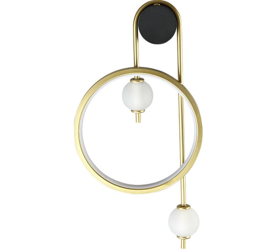 Бра Crystal lux RODRIGO AP20W LED BLACK/GOLD 1
