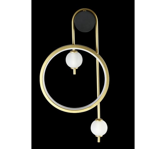 Бра Crystal lux RODRIGO AP20W LED BLACK/GOLD