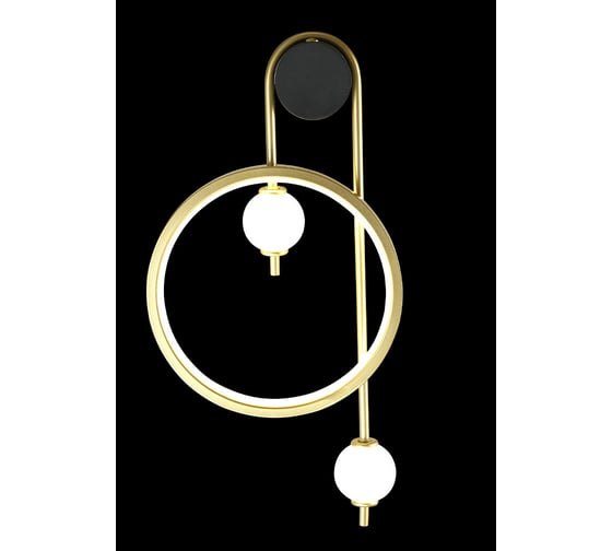 Бра Crystal lux RODRIGO AP20W LED BLACK/GOLD