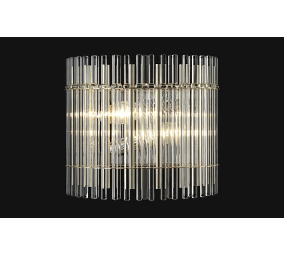 Настенный светильник Crystal lux AURELIO AP2 GOLD+CHROME/TRANSPARENT