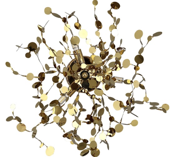 Настенный светильник Crystal lux GARDEN AP-PL3 D400 GOLD 1