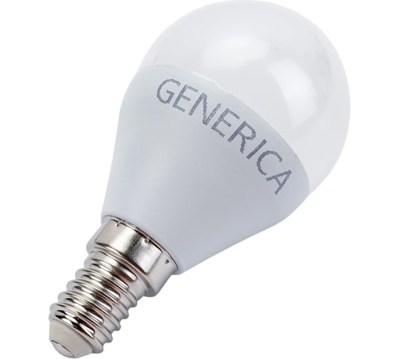 Светодиодная лампа GENERICA G45 шар 12Вт 230В 3000К E14 LL-G45-12-230-30-E14-G