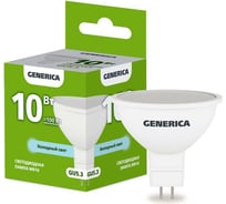 Светодиодная лампа GENERICA MR16 софит 10Вт 230В 6500К GU5.3 LL-MR16-10-230-65-GU5-G