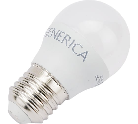 Светодиодная лампа GENERICA G45 шар 12Вт 230В 6500К E27 LL-G45-12-230-65-E27-G
