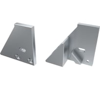 Левая заглушка Arlight для ALM-GLASS-10 с опорой, с отверстием 0 26738