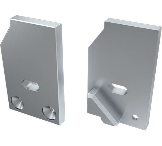 Левая заглушка Arlight для ALM-GLASS-10 с отверстием 0 26734