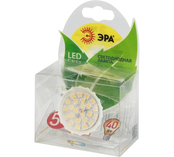 Светодиодная лампа LED smd MR16-5w-827-GU5.3 ЭРА C0043651