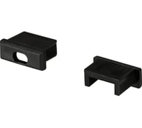 Заглушка Arlight для MIC черная с отверстием 0 26181