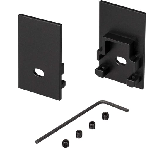 Заглушка Arlight SL-COMFORT-2542 BLACK c отверстием 0 31737 1