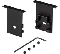 Заглушка Arlight SL-COMFORT-2542-F BLACK c отверстием 0 31783