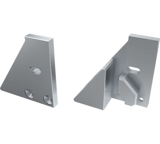 Правая заглушка Arlight для ALM-GLASS-6 с опорой, с отверстием 0 26732