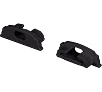 Заглушка ARH-BENT-W18 BLACK с отверстием 0 Arlight 39589