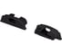 Заглушка ARH-BENT-W18 BLACK с отверстием 0 Arlight 39589 1