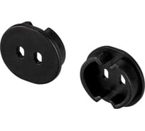 Заглушка Arlight ARH-ROUND-D20-DUAL BLACK с отверстием 0 39302