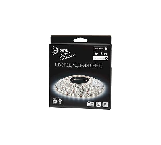 Светодиодная лента LS3528-60LED-IP65-W ЭРА 613542 C0043026