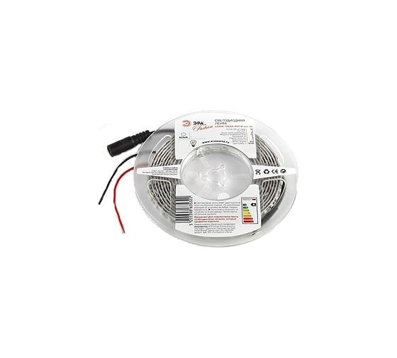 Светодиодная лента LS3528-60LED-IP65-WW-eco-5m ЭРА 641644 Б0002334