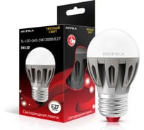 Светодиодная лампа Supra LED SL-LED-G45-5W/3000/E27