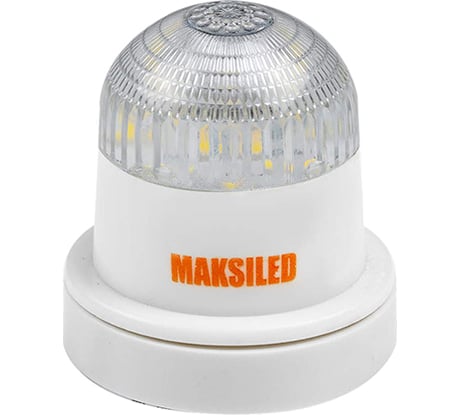 Стробоскопическая лампа MAKSILED 1 шт, 0.5Вт, 220В, IP65, 7LED, зеленый, ML-STR-ER3528-G