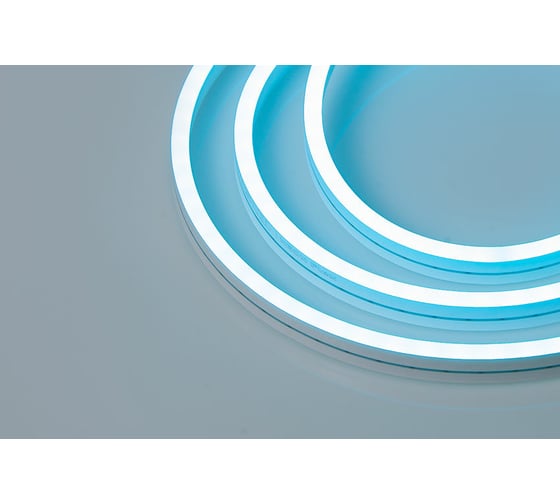 Неоновая светодиодная лента MAKSILED 5м, 6x12мм, 12В, 10.5Вт/м, 110 LED/m, IP33 (СИЛИКОН), бирюзовый, ML-NF-PR-6mm-L50-Turquoise