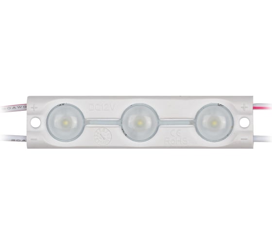 Светодиодный модуль Donled 1.44Вт, 12В, IP65, SMD2835 3LED, 130лм, холодный белый, 20 шт./гирлянда DL3W-L-HP