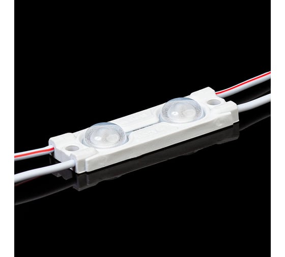 Светодиодный модуль Donled 0.7Вт, 12В, IP65, SMD2835 2LED, 18лм, красный, 20 шт./гирлянда DL2R-L-HP