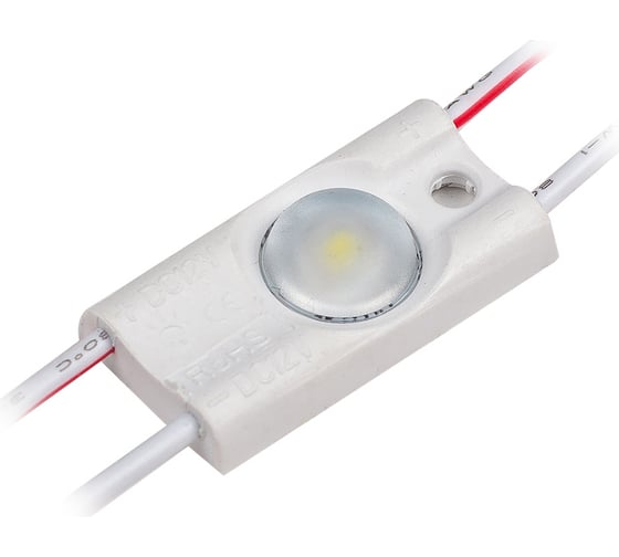 Светодиодный модуль Donled 0.48Вт, 12В, IP65, SMD2835 1LED, 43лм, холодный белый, 20 шт./гирлянда DL1W-L-HP