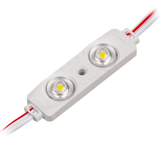 Светодиодный модуль Donled 0.72Вт, 12В, IP65, SMD2835 2LED, 70лм, холодный белый, 20 шт./гирлянда DL-THL-2