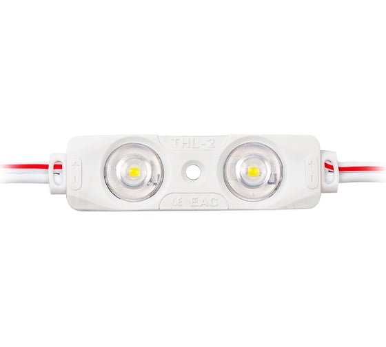 Светодиодный модуль Donled 0.72Вт, 12В, IP65, SMD2835 2LED, 70лм, холодный белый, 20 шт./гирлянда DL-THL-2
