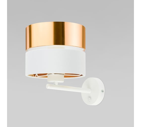 Настенный светильник TK Lighting 4770 Hilton Gold белый a062971