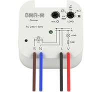 Регулятор яркости ELKO EP SMR-M универсальный диммер с нейтралью. Входы управления: кнопка "S"; выходы: RLC-LED-ESL 2хMosfet, 2А, 160VA; монтаж MINI BOX 00000000353