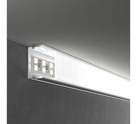 Накладной алюминиевый профиль Elektrostandard для трехрядной LED ленты (под ленту до 18,5mm) LL-2-ALP018 серый a062731