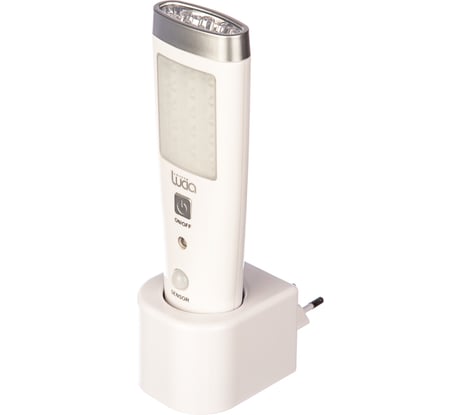 Аккумуляторный светильник-фонарь ЛЮЧИЯ Ночной Маяк S-155 15+5 LED, датчики движения и освещенности 4606400608394