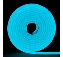 Неоновая светодиодная лента MAKSILED 5м, 8x16мм, 12В, 10.5Вт/м, 110 LED/m, IP33 (СИЛИКОН), бирюзовый, ML-NF-PR-8mm-L50-Turquoise