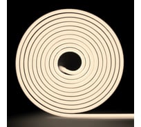 Неоновая светодиодная лента MAKSILED 5м, 6x12мм, 24В, 9Вт/м, 120 LED/m, IP33 (ПВХ), теплый белый, ML-NF-24V-0612-WW