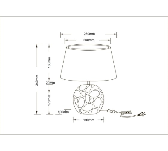 Декоративная настольная лампа ARTE LAMP POPPY A4063LT-1CC