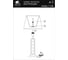 Декоративная настольная лампа ARTE LAMP JESSICA A4062LT-1PB 10