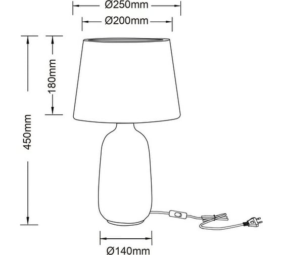 Декоративная настольная лампа ARTE LAMP SHAULA A4311LT-1WH