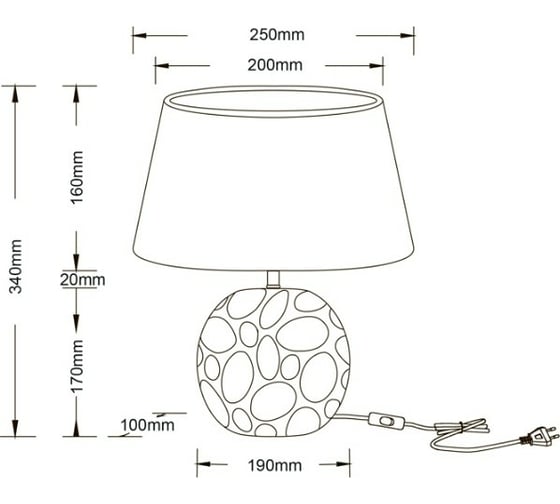 Декоративная настольная лампа ARTE LAMP POPPY A4063LT-1GO