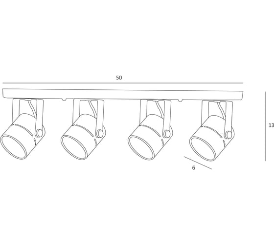 Спот ARTE LAMP MIZAR A1311PL-4BK