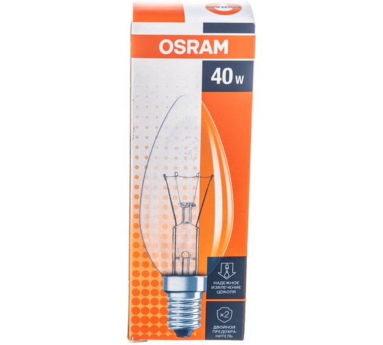 Лампа накаливания CLASSIC B CL 40W E14 OSRAM 4008321788641