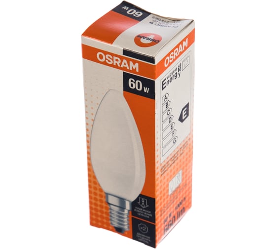 Лампа накаливания CLASSIC B FR 60W E14 OSRAM 4008321410719